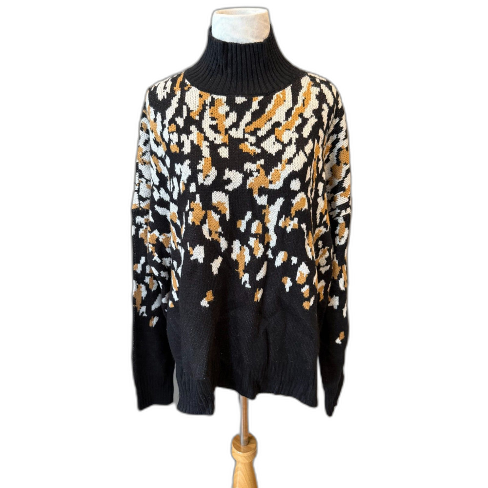 Large New Directions black turtle sweater